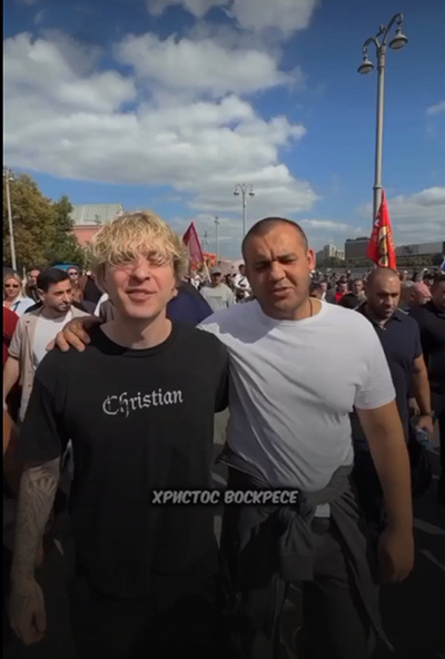 ЕГОР КРИД. КРЕСТНЫЙ ХОД  В МОСКВЕ...