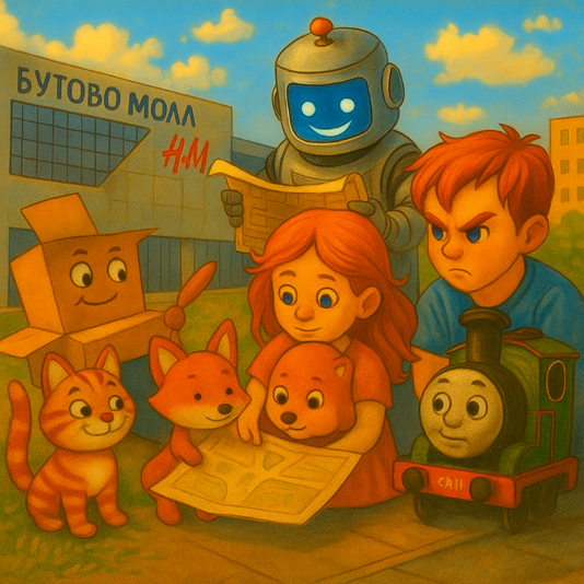 Друзья разгадывают загадки Никанорыча (иллюстрация предоставлена Никитой Гордеевым)