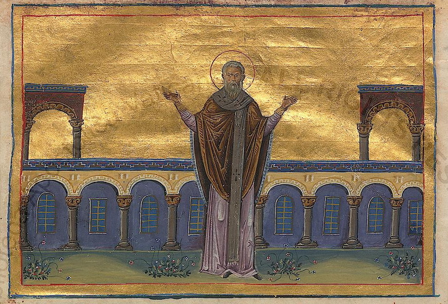 Иоанн Постник, миниатюра из «Минология Василия II», X век. Фото: Wikipedia/Public Domain