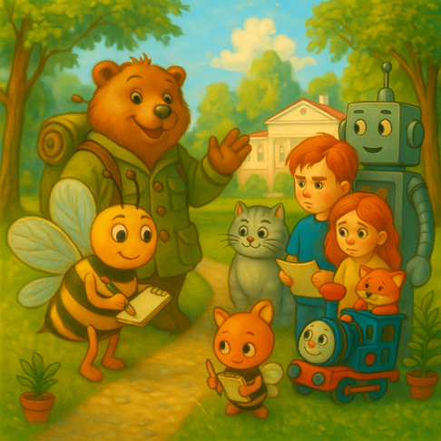 Герои в санатории "Ерино" (иллюстрация предоставлена Никитой Гордеевым)