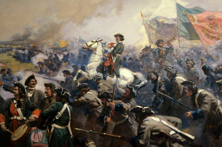 Полтава. Фрагмент диорамы "Полтавская битва" (художники Анатолий Горпенко, Георгий Марченко и Николай Жашков).
© Петр Здоровило / ТАСС

