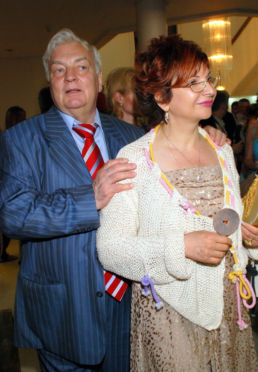 Михаил Державин с женой