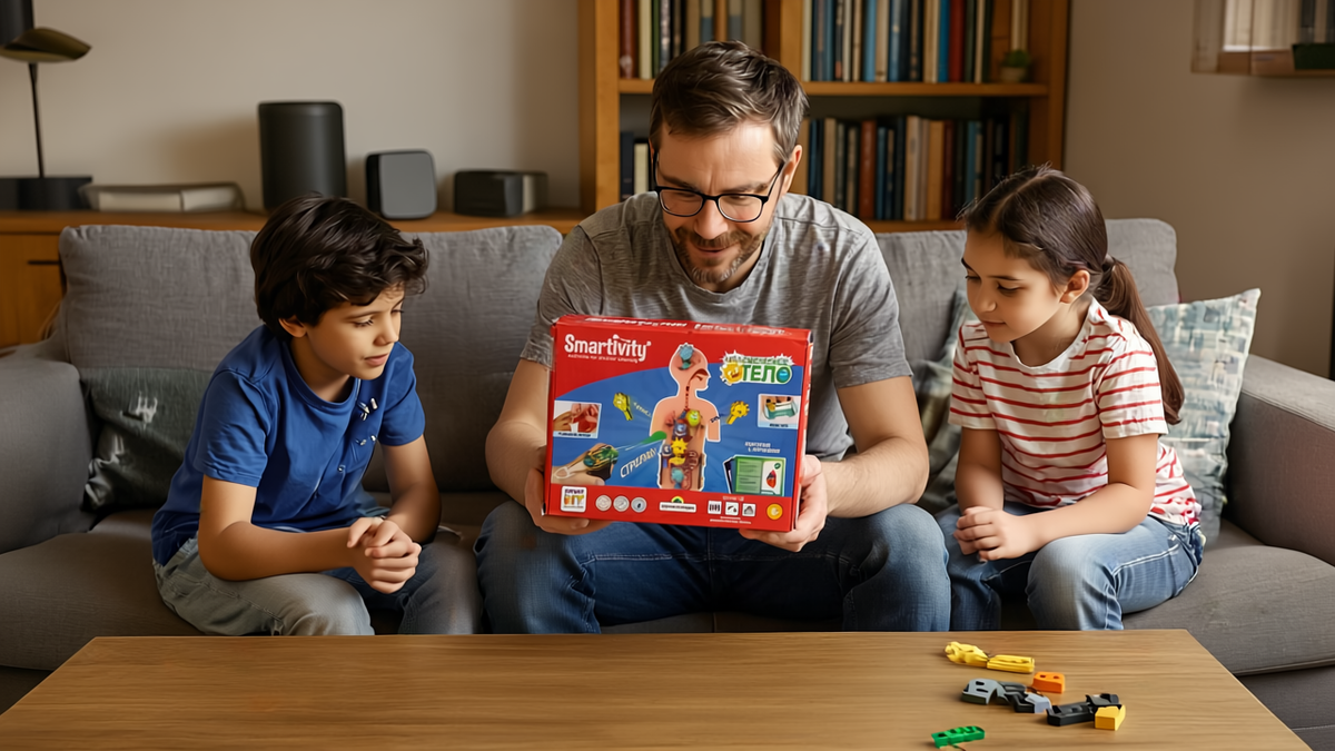 Деревянный конструктор Smartivity Человеческое тело