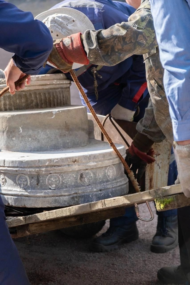 Найти его удалось во время очистки канала. Фото: Музей-заповедник «Гатчина»