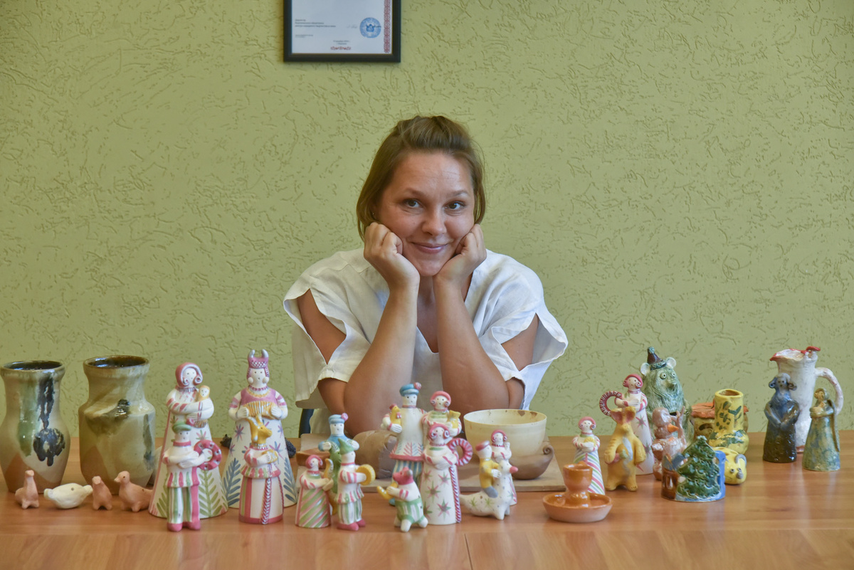 Елена Широкова и ее глиняные игрушки