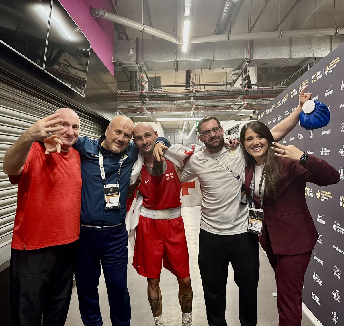 Грузинский боксер Лаша Гурули вышел в полуфинал чемпионата мира по боксу, 2025