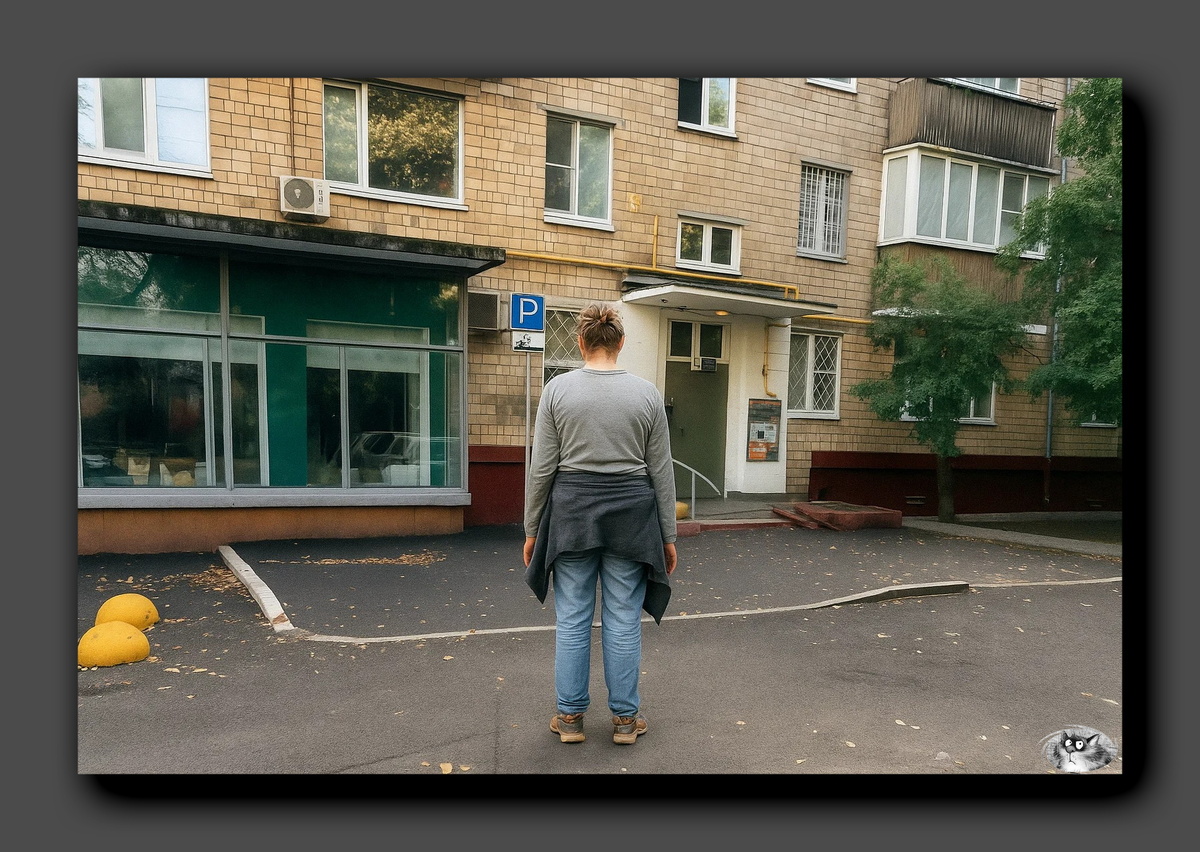 В коллаже - фотография от Ульяны, опубликованная на канале «Замучаетесь пыль глотать». Что до женщины, то её нарисовал ИИ.