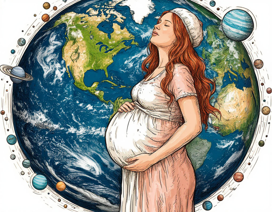 Мир беременной женщины.