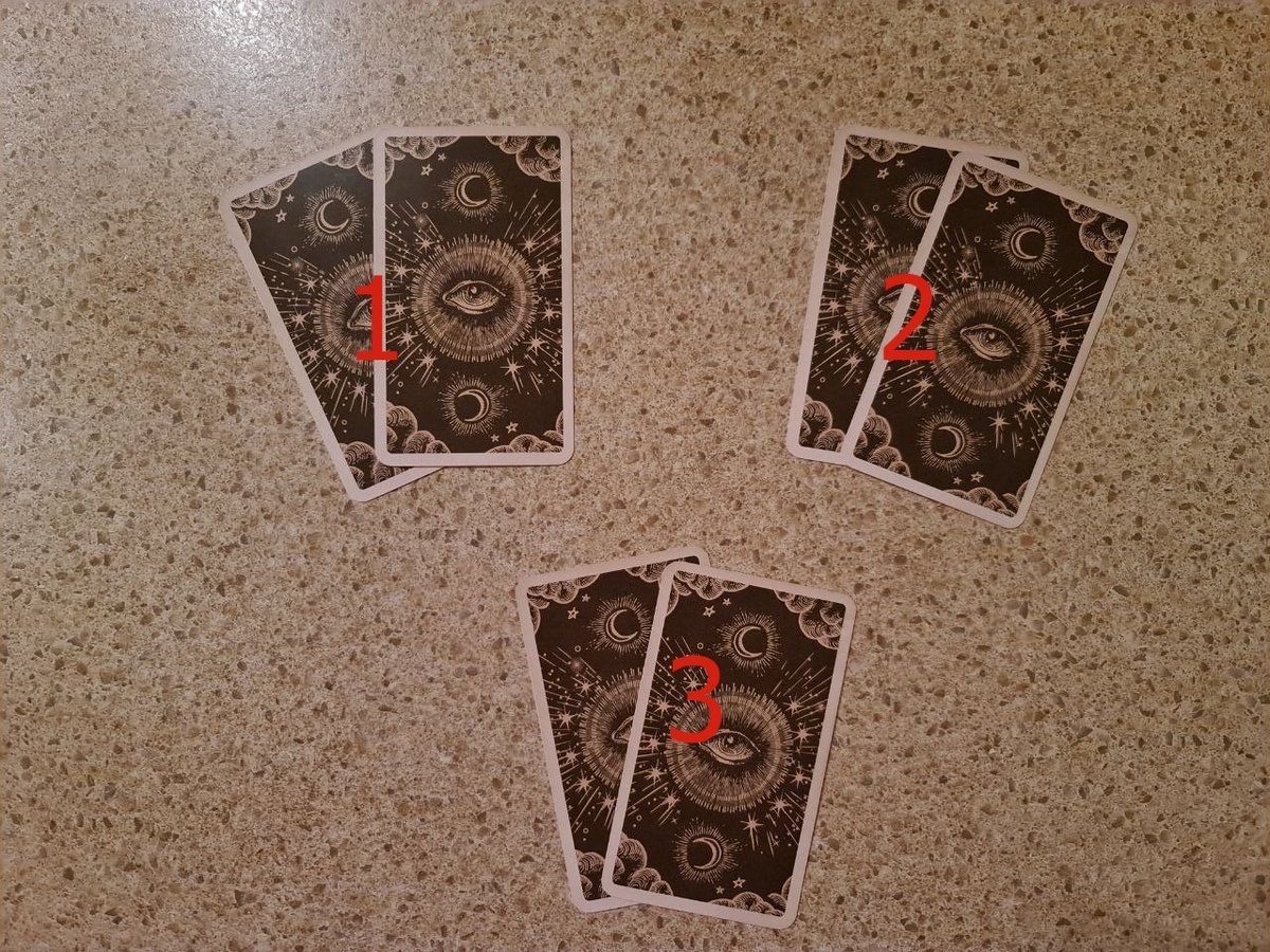 Позиции расклада. Фото автора