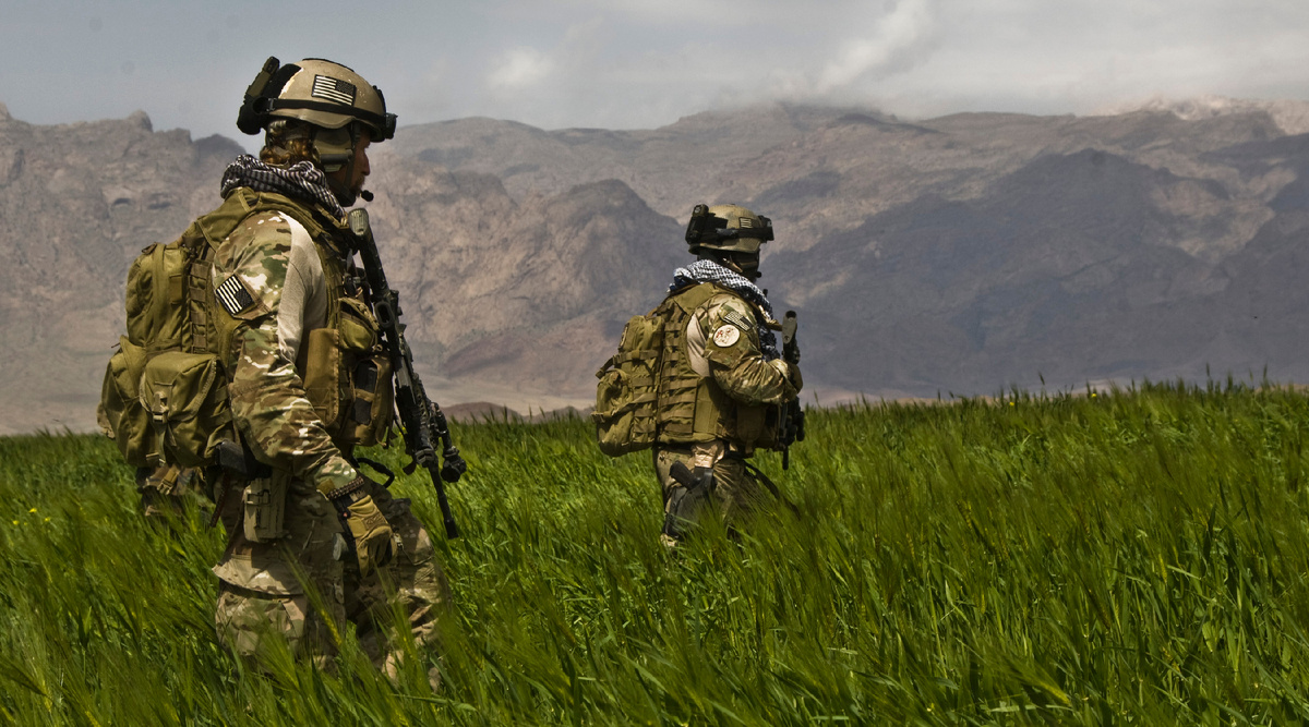 Патруль из состава 3-й группы специальных сил