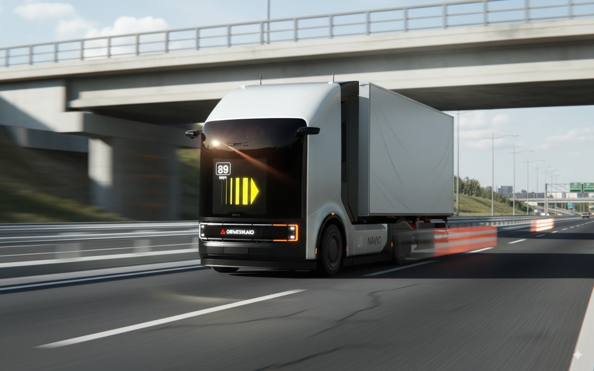 Концепт беспилотного тягача от компании NAVIO