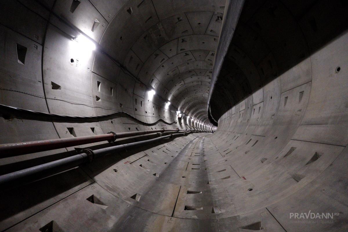    Бетонное основание для щита станет частью станционного комплекса