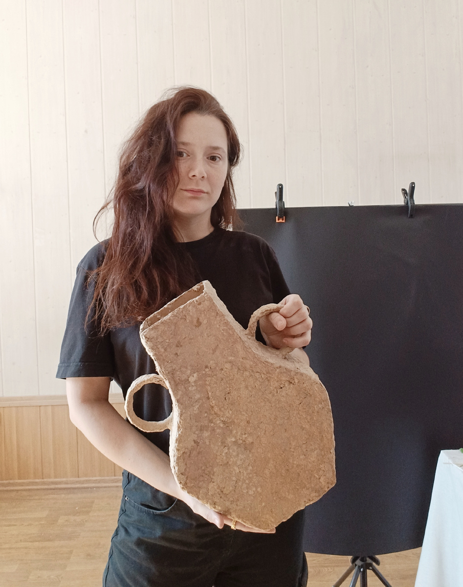 Ваза из папье-маше