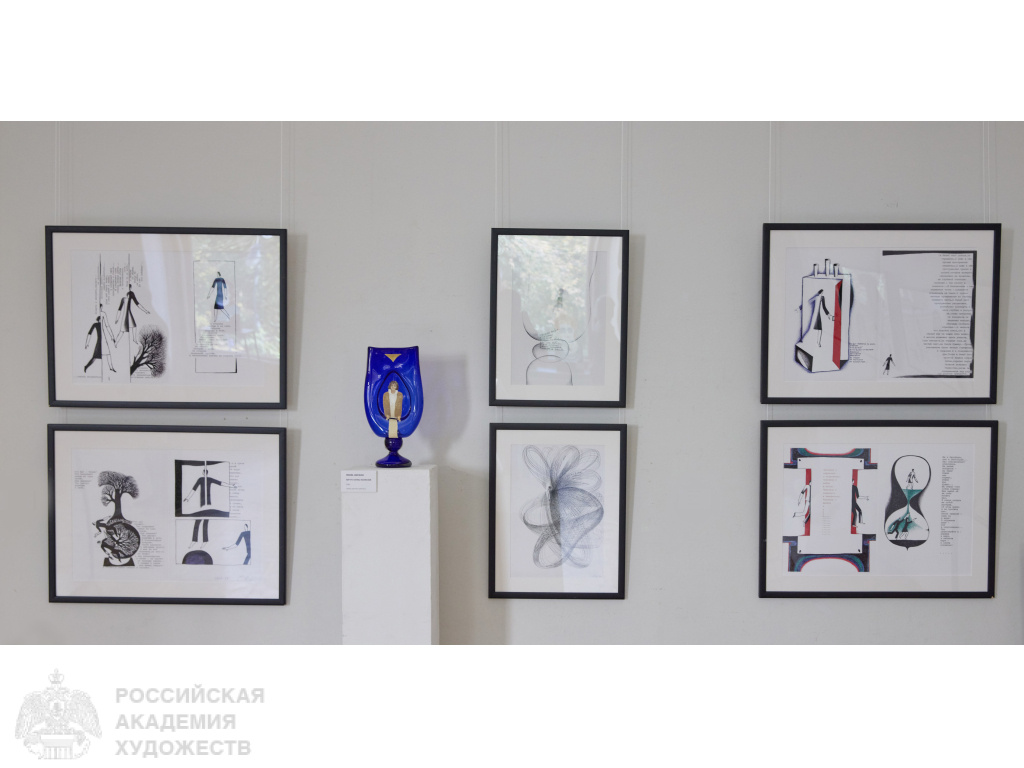 Экспозиция выставки  «Узы творчества» Любови Савельевой, Фидаиля Ибрагимова (1938-2020) и Надежды Уваровой в залах Российской академии художеств (Москва, Пречистенка, 21). Фоторепортаж: Виктор Берёзкин, пресс-служба РАХ.