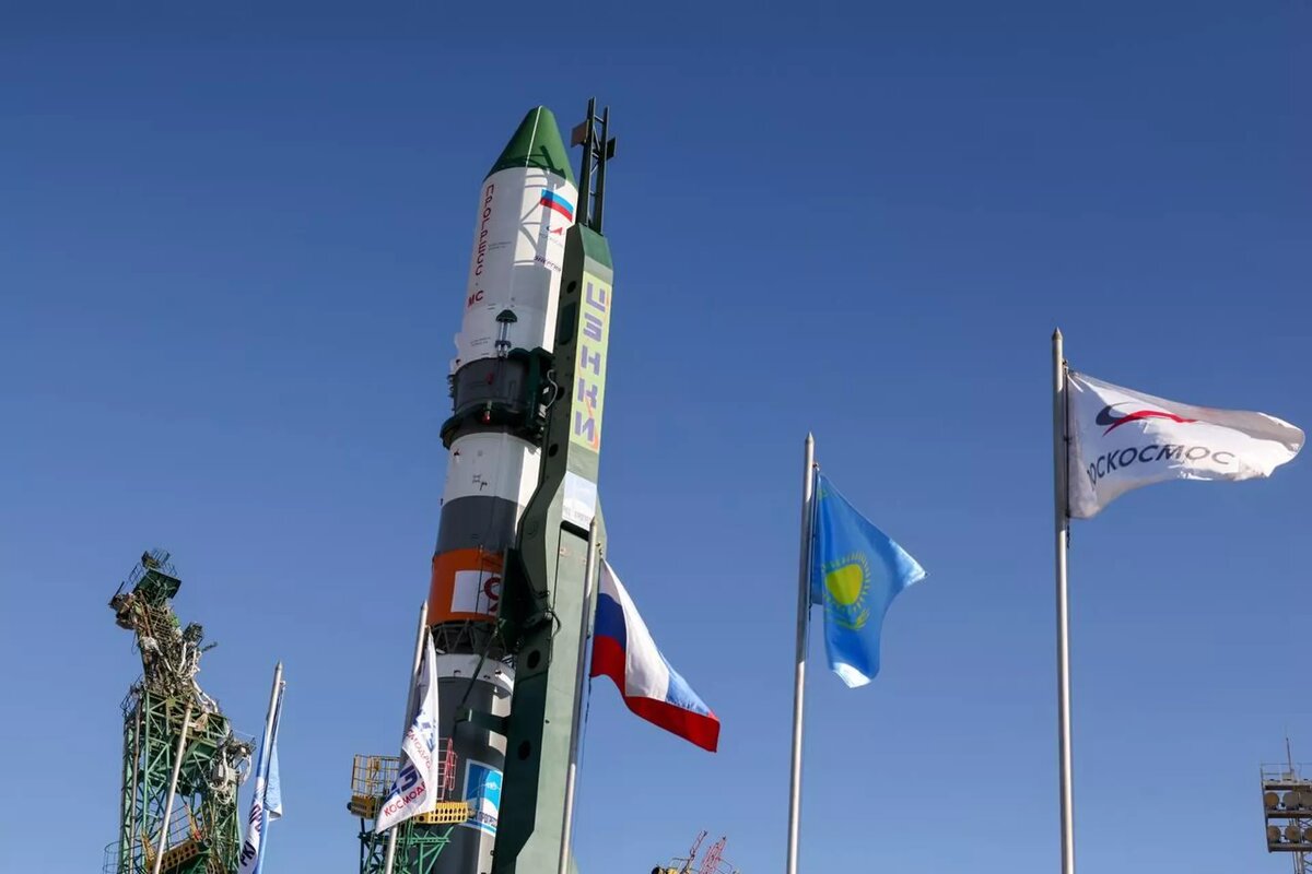 "Союз-2.1а" с "Прогрессом МС-32" на старте Байконура © Photo : ЦЭНКИ/Иван Тимошенко