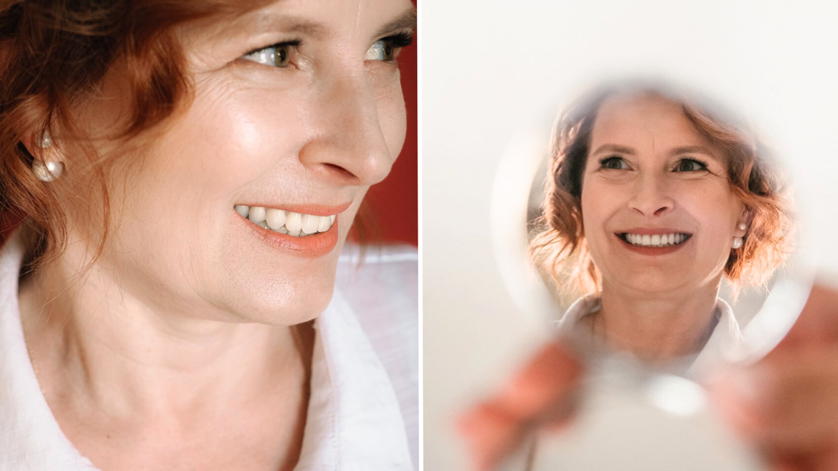 Наша прекрасная пациентка Галина после восстановления функциональности и эстетики зубных рядов с помощью методики "всё-на-четырёх"