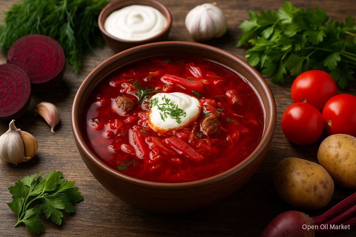 допустимые продукты в борще