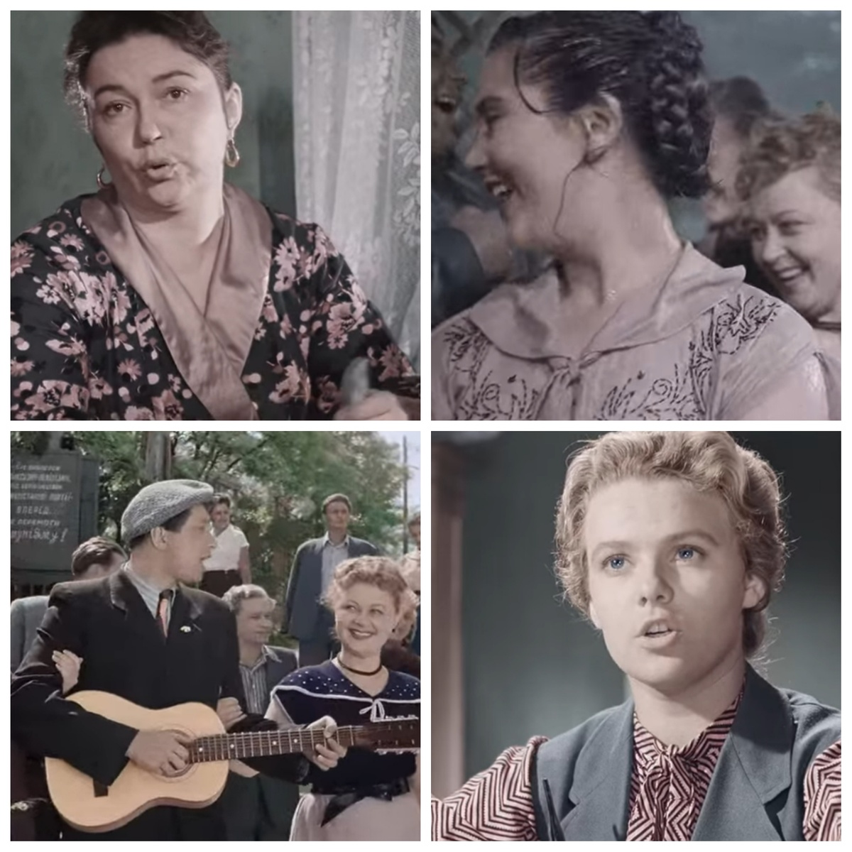 Кадры из фильма"Весна на "Заречной улице" 1956г