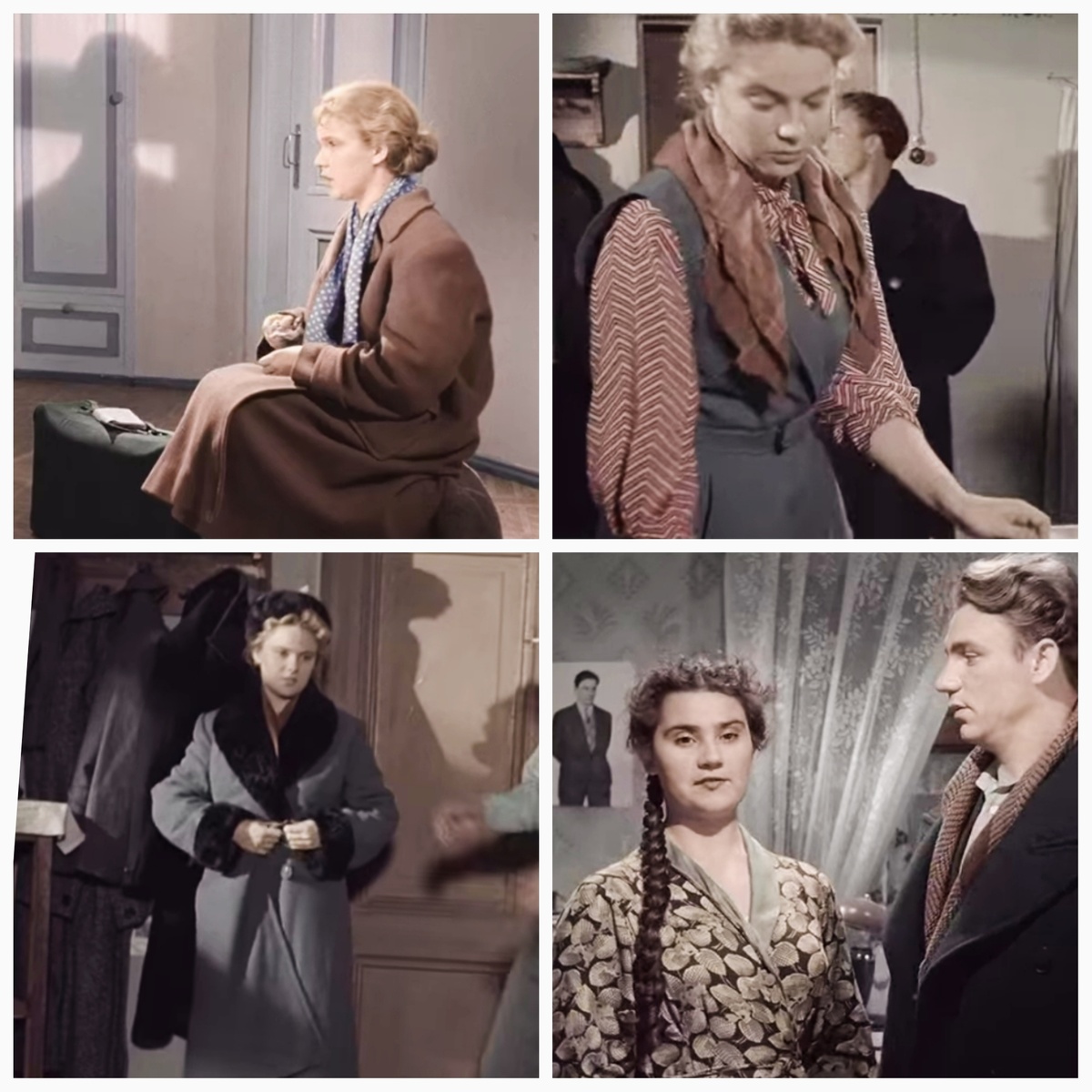 Кадры из фильма"Весна на "Заречной улице" 1956г