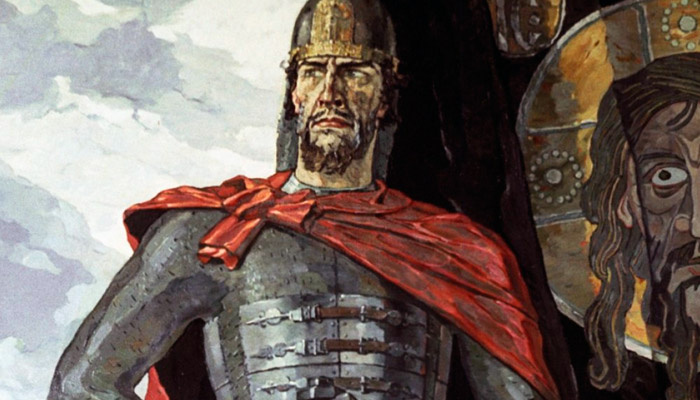 Александр Невский (фрагмент триптиха П. Корина, 1942 год). Фото: my.tretyakov.ru (общественное достояние)