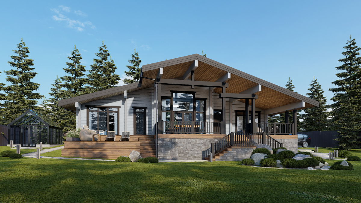 Проект Шале Шелково компании Woodholz