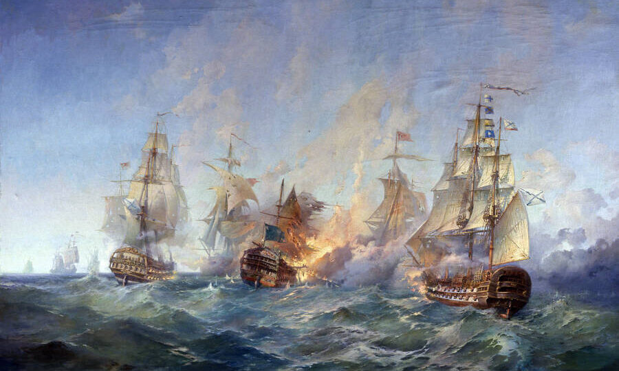 235 лет со дня блестящей победы русской эскадры под командованием Ушакова над турецким флотом у мыса Тендра