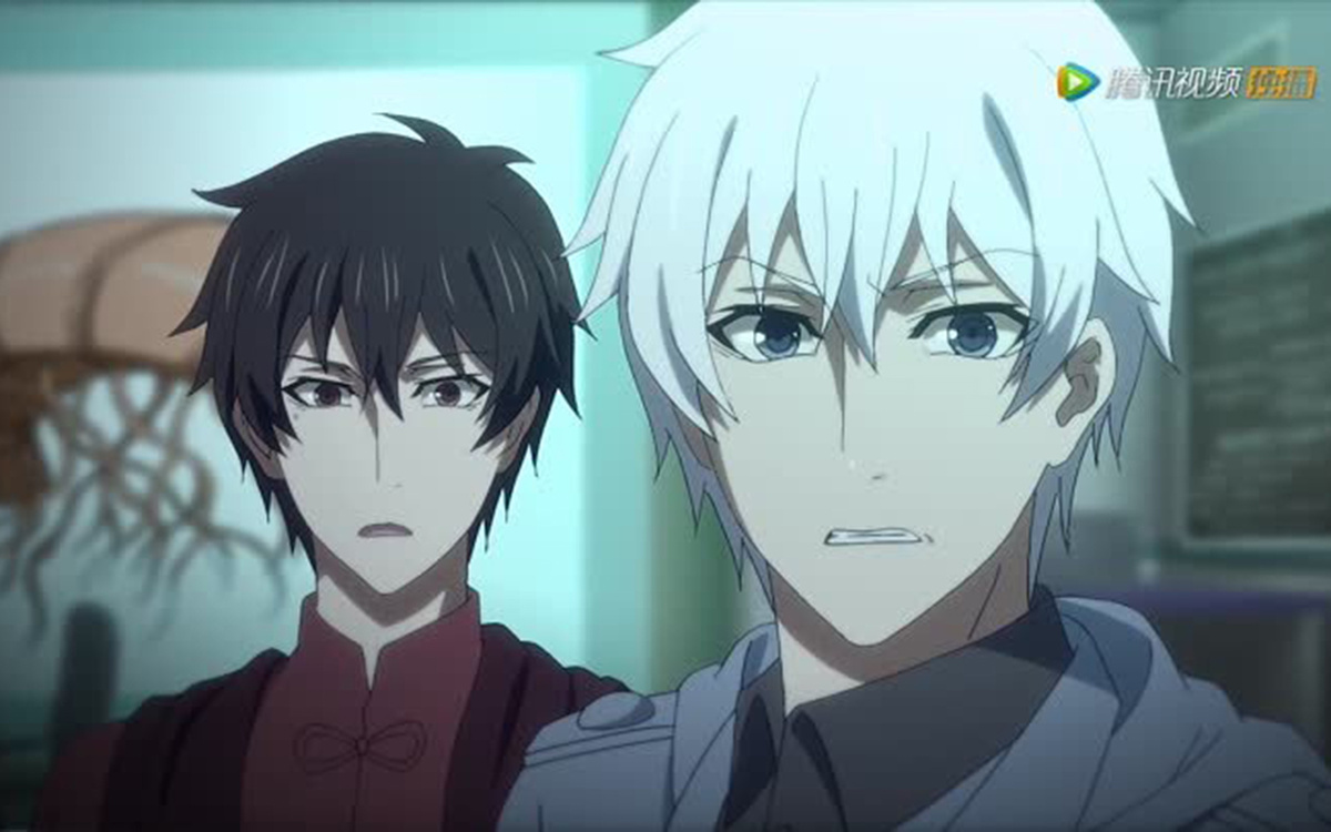 Кадр из аниме "Близнецы-детективы"