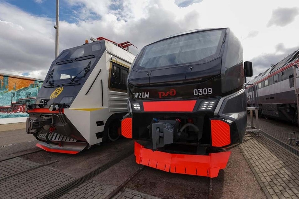    Новый электропоезд ЭП2ДМ. Фото: ОЖД