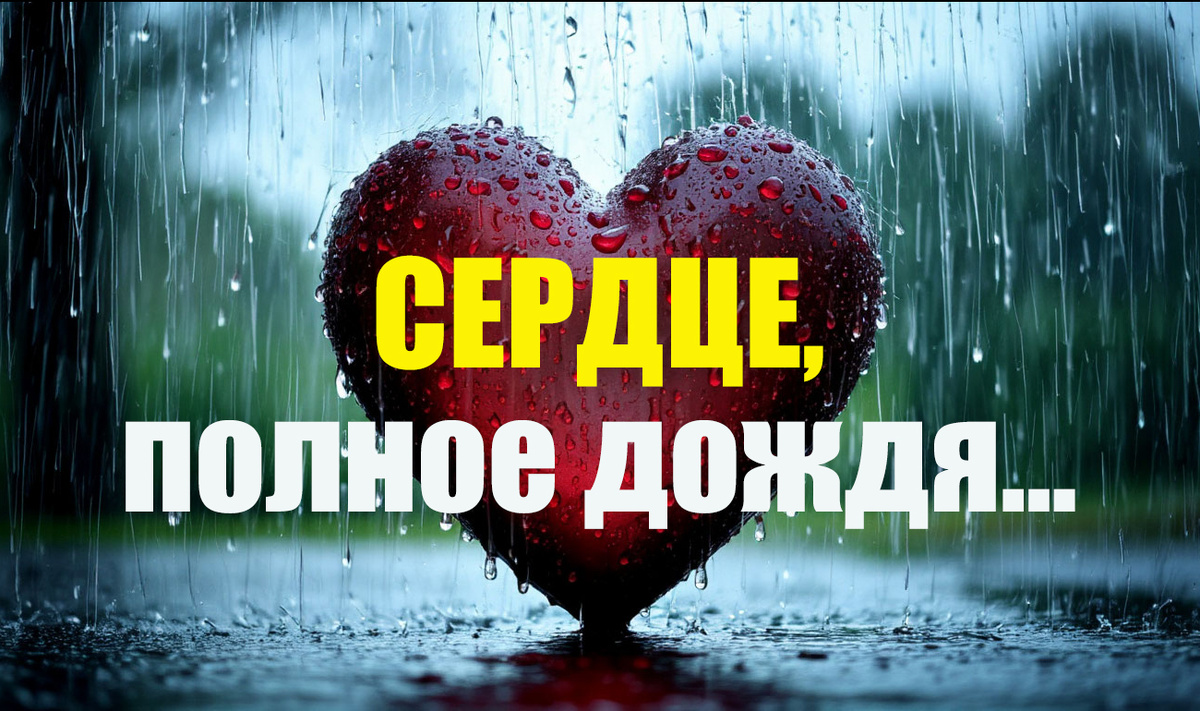 Сердце, полное дождя...