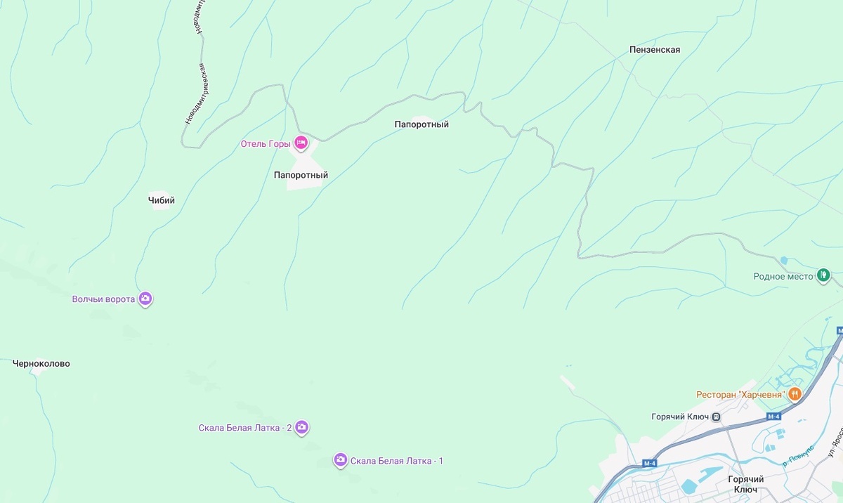 Поселок Чибий Северского района Краснодарского края