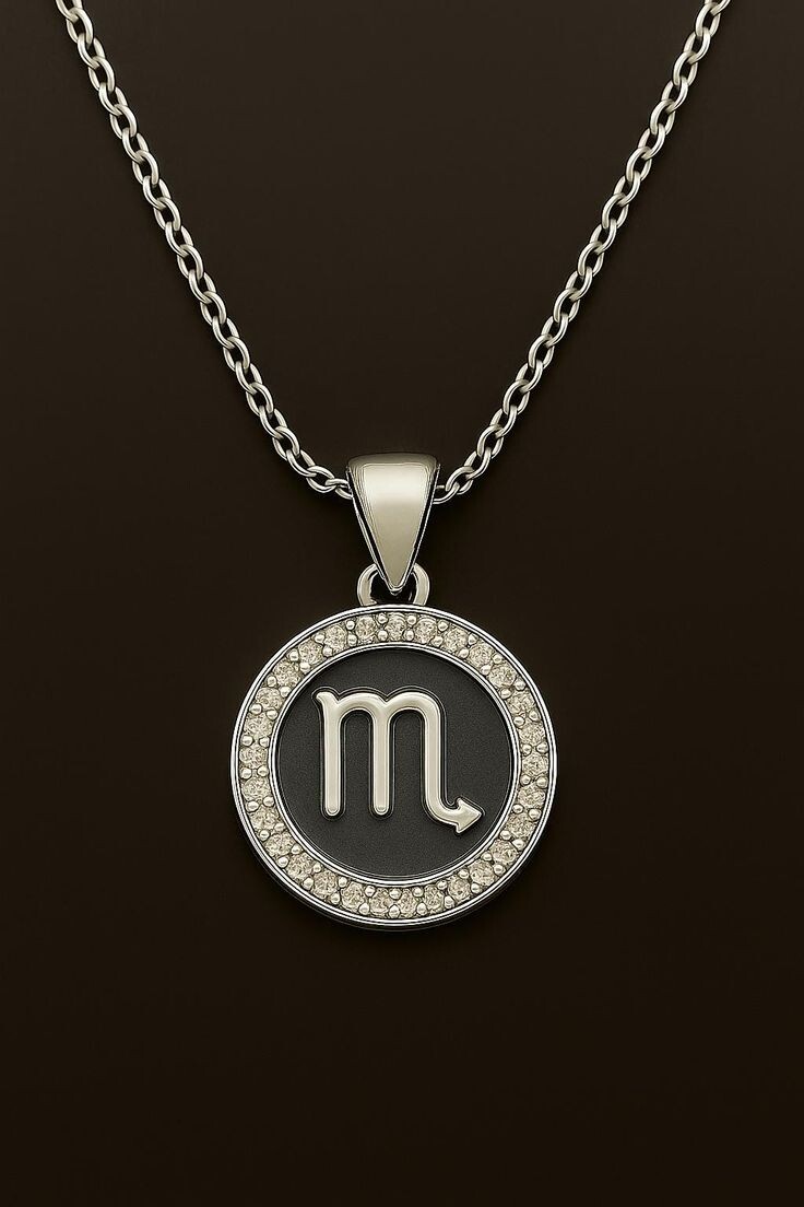 Кулон с пиктографическим символом Скорпион. 