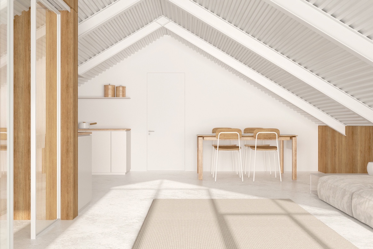    Мансарда это полноценная жилая зона, где есть отопление, освещение и хорошая вентиляция. / Фото: iStock