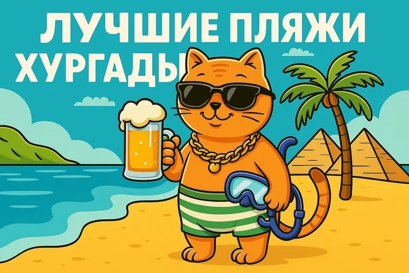 Рассказываю про самые лучшие пляжи в Хургаде и рядом с ней