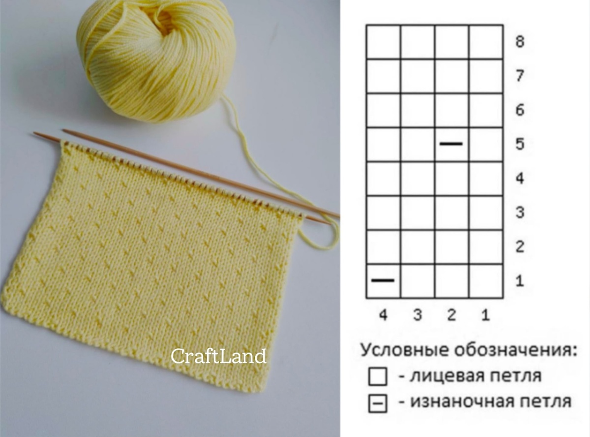 Образец связан спицами №2,75 , пряжа Gazzal Baby Cotton 165м/50гр.