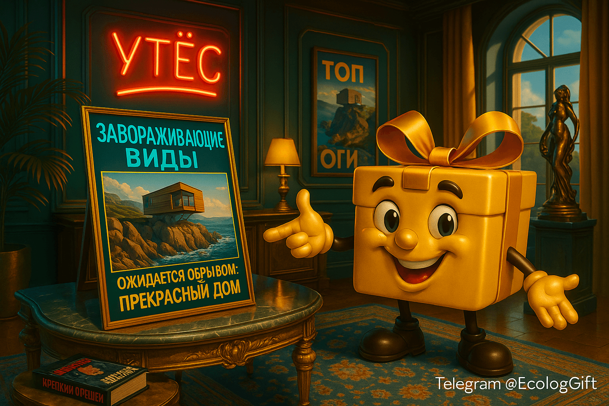    Дом на скале: захватывающий вид на атлантику Марина Погодина