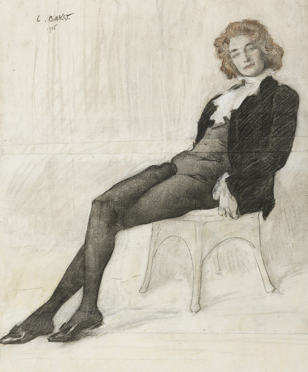    Лев Бакст, «Портрет З. Н. Гиппиус», 1906 год