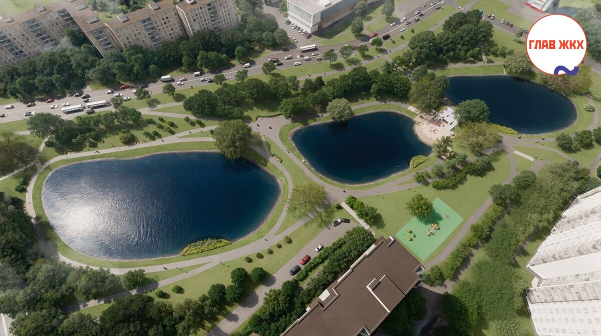 Комплекс городского хозяйства приступил к реабилитации каскада Ясеневских прудов на юго-западе Москвы
