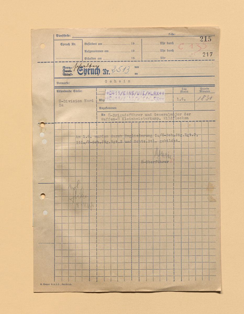 1 июня в связи с реорганизацией сформированы 1-й и 3-й батальоны 2-го горно-егерского полка, а также стрелковый батальон.