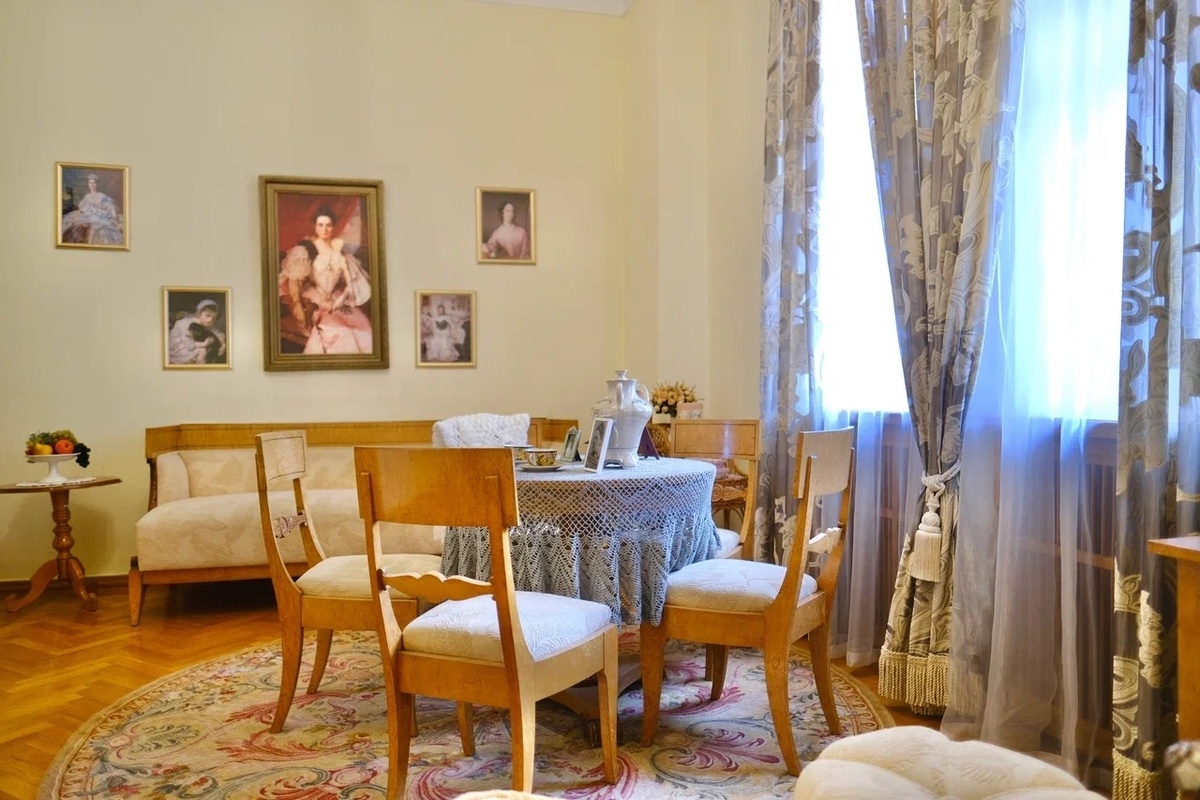 Гостиная княгини Юсуповой
Фото со страницы Дворцово-паркового комплекса «Юсуповский дворец» ВКонтакте