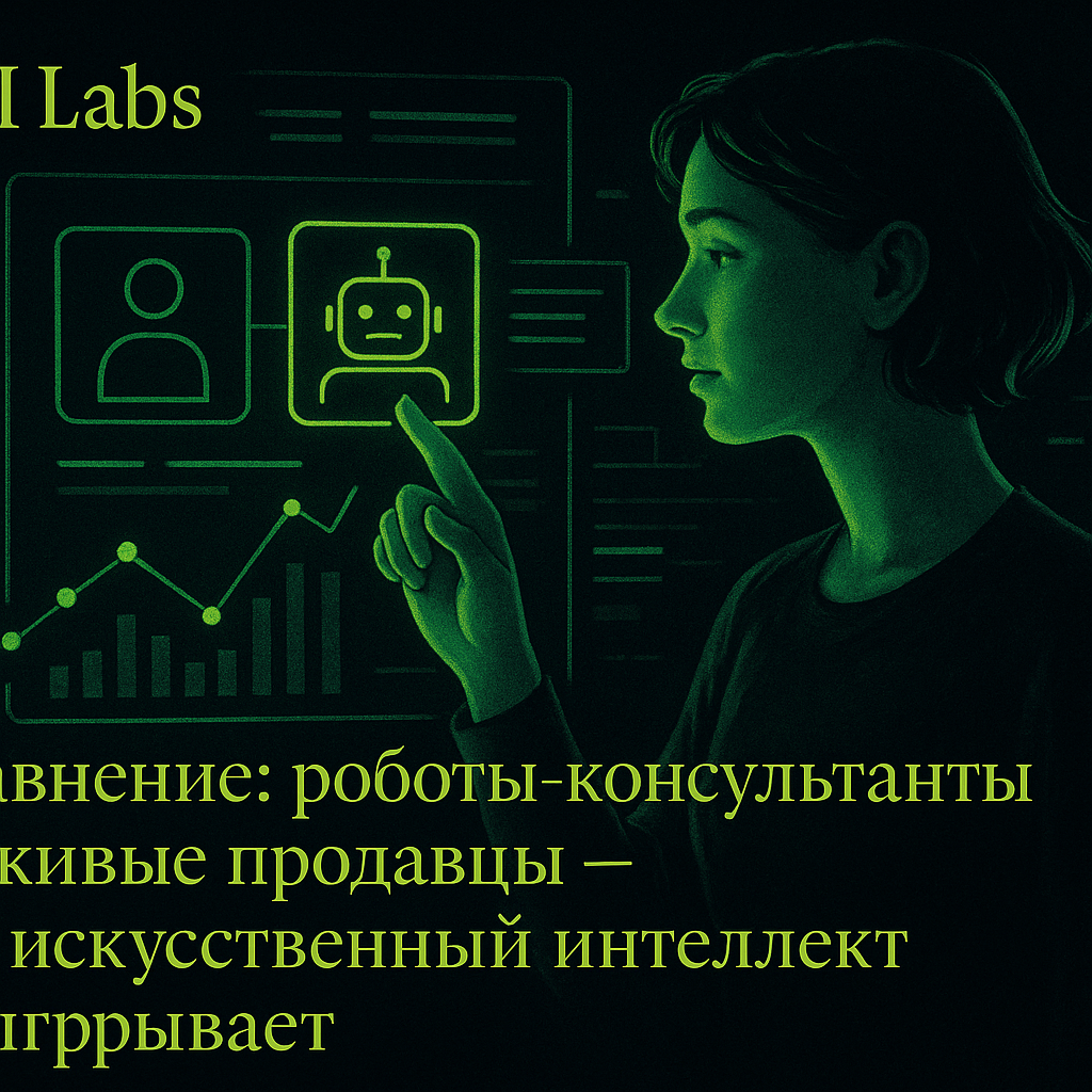    Где искусственный интеллект лучше продавцов: сравнение методов