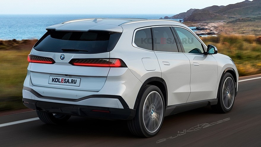    Рендер обновлённого BMW iX1