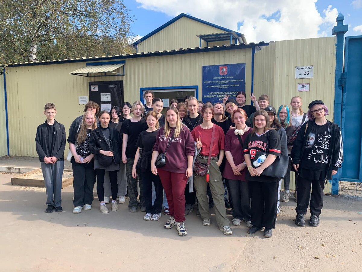 Дружная команда будущих специалистов