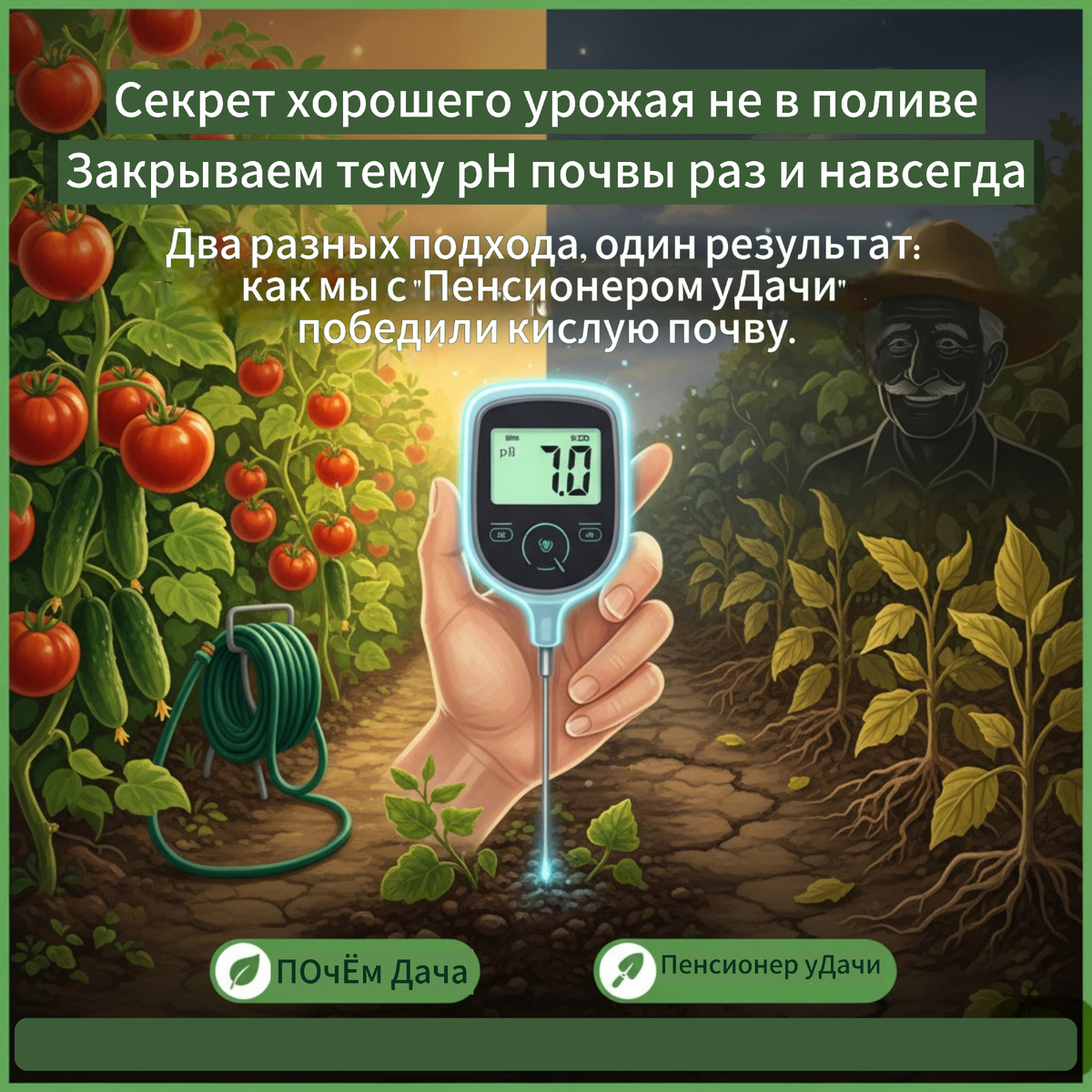 Секрет хорошего урожая не в поливе. Закрываем тему pH почвы раз и навсегда