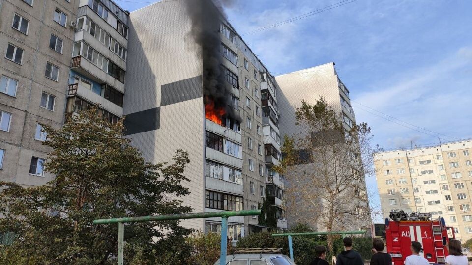    Пожар на Партизанской. Источник: "Толк"