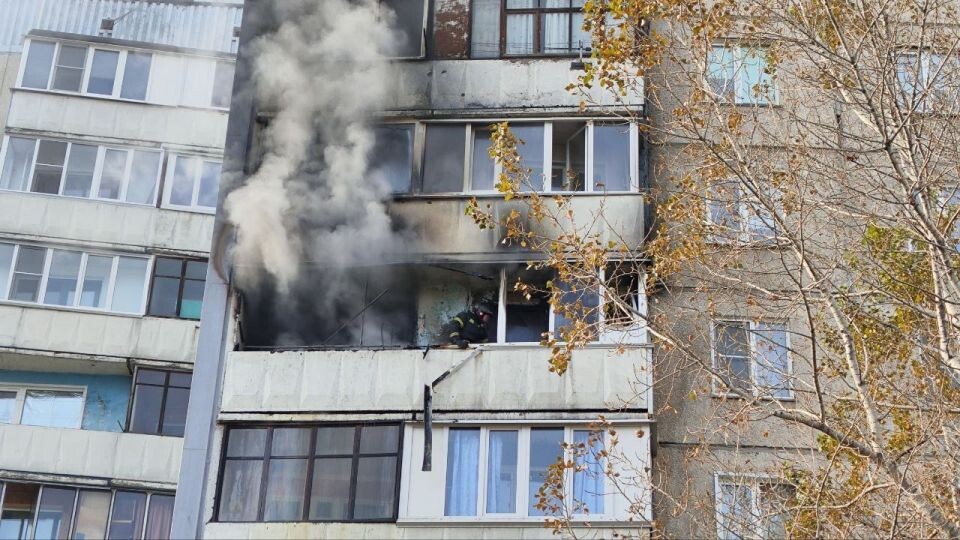    Пожар на Партизанской. Источник: "Толк"