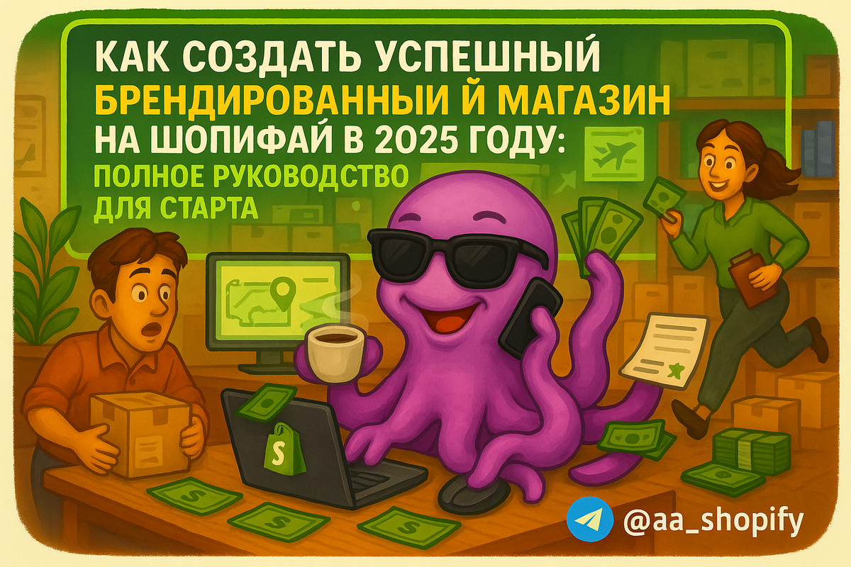    Как создать успешный брендированный магазин на Шопифай в 2025 году: полное руководство для старта дропшиппинга aa_ecom