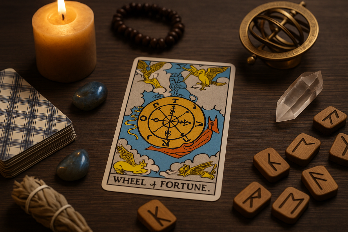 Старший Аркан 10 и атрибуты для гадания