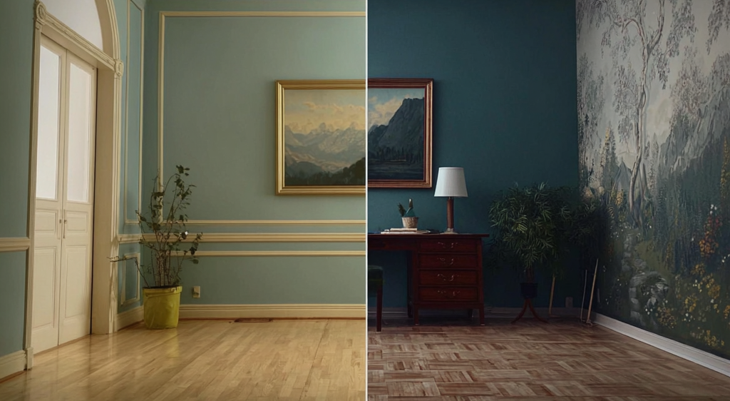 Обои или покраска стен