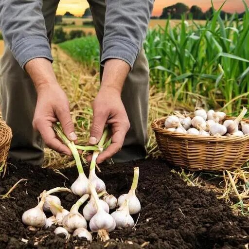   Посадка чеснока осенью под зиму Наталья Андросенкова