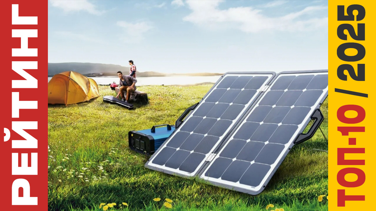 ТОП-10 Туристических солнечных панелей 2025 года: Рейтинг лучших моделей
